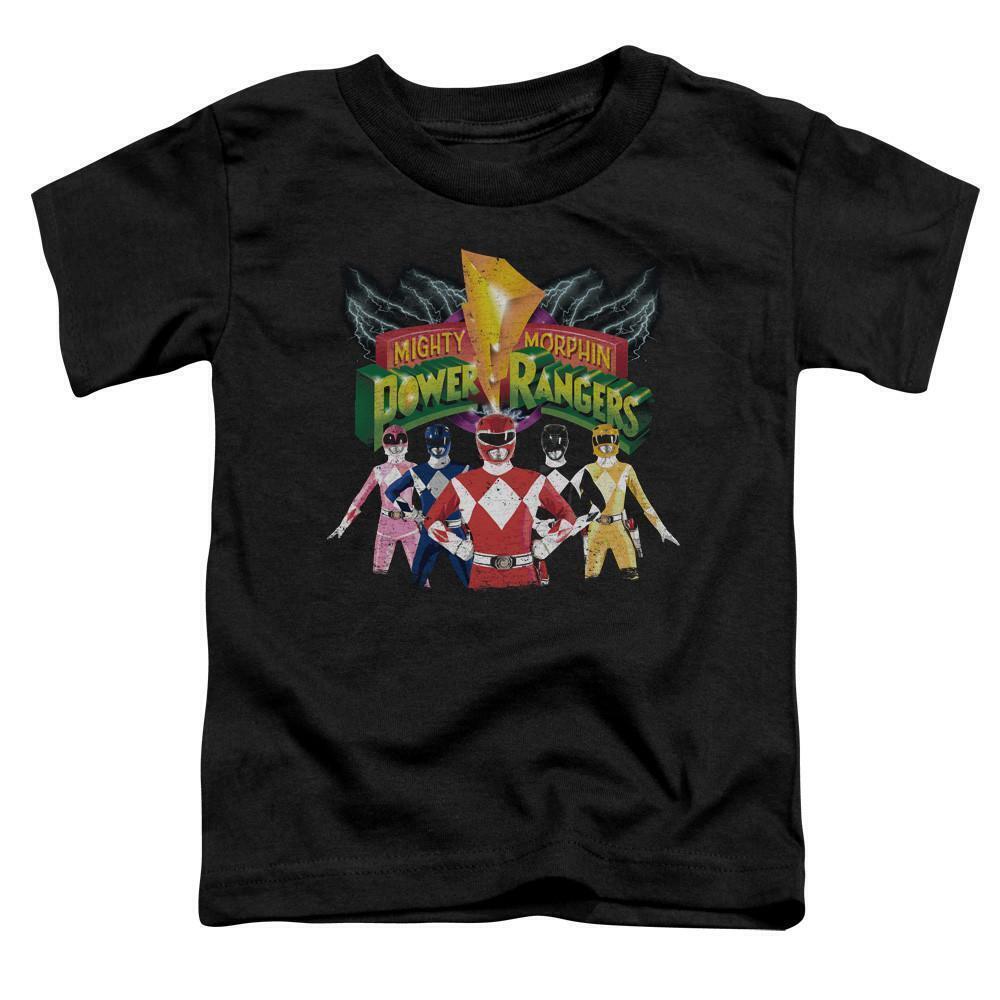 Power Rangers Rangers Unite T Shirt Black